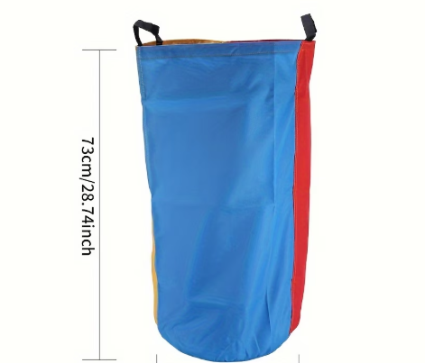 6 kamp loopzak blauw