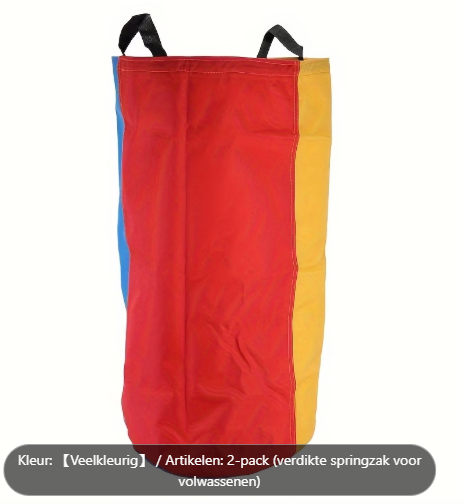 6 kamp loopzak rood